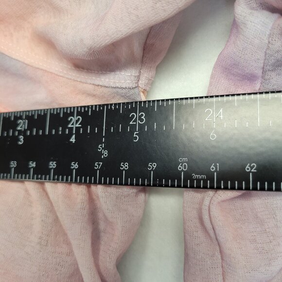 Free People Mystic Tie-Dye Pink Purple Oversized Split Sleeves Tunic Size Small - Picture 7 of 11